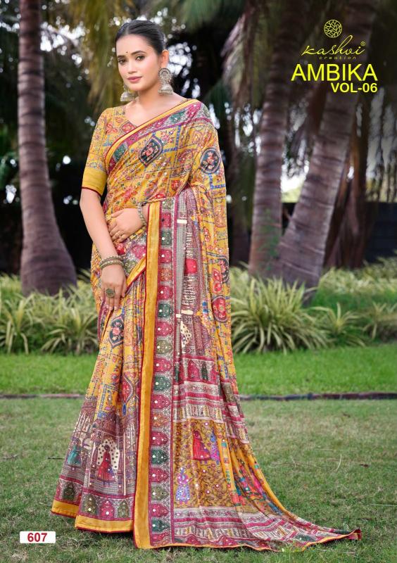 Kashvi ambika vol 6 low cost saree
